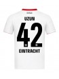 Eintracht Frankfurt Can Uzun #42 Auswärtstrikot 2025-26 Kurzarm Eintracht Frankfurt Can Uzun #42 Auswärtstrikot 2025-26 Kurzarm